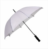 Regenschirm m. geradem Griff gummiert