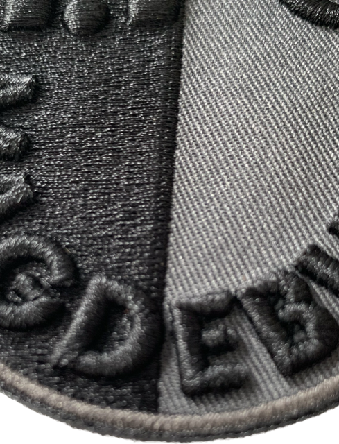 Aufnäher gestickt 3D